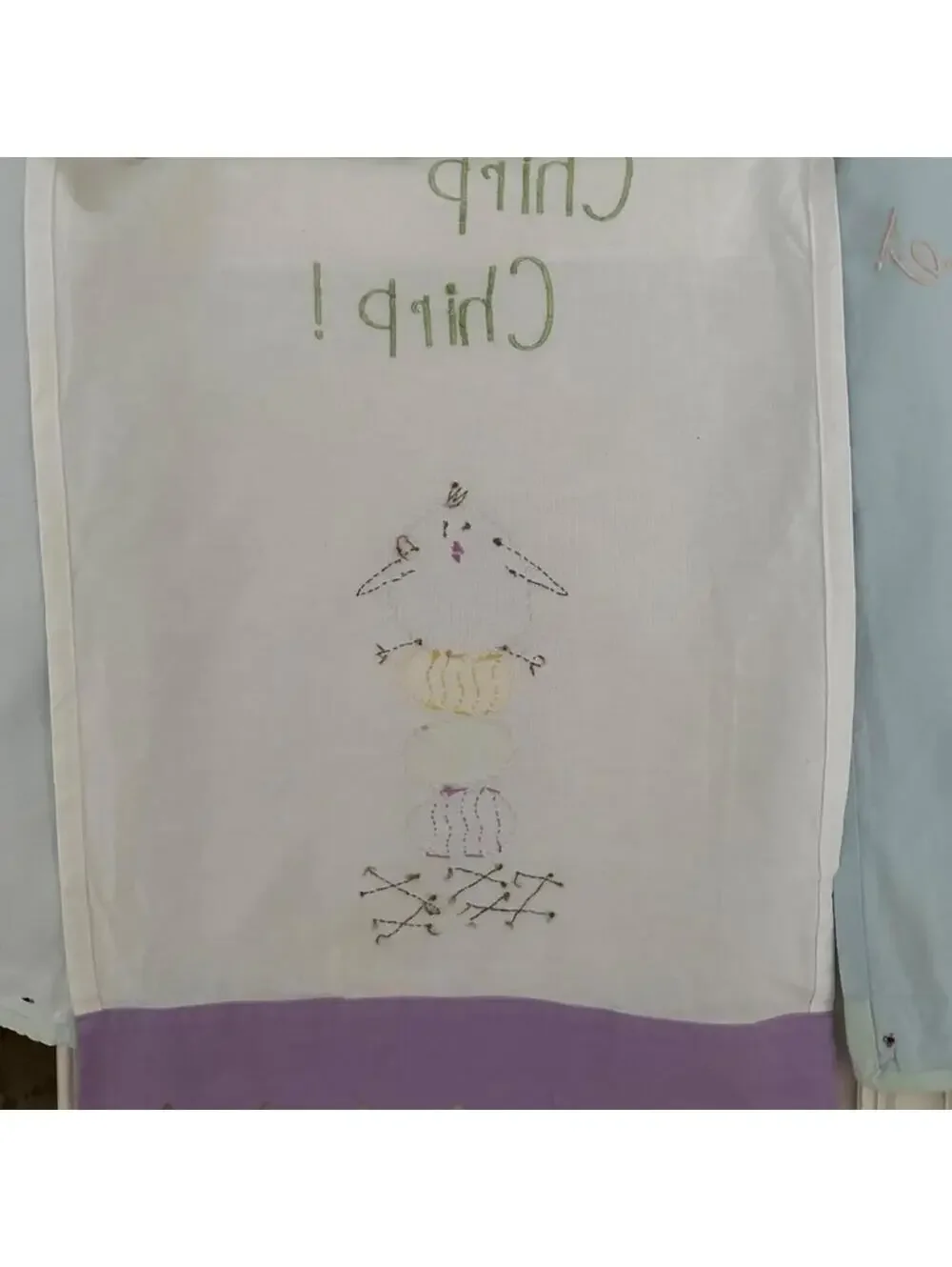 Sur La Table Easter Embroidered Appliqué Cotton Tea Towels set of 3 NWT